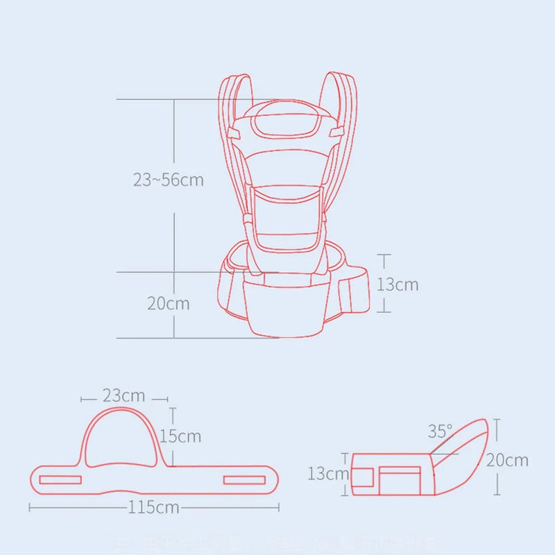 Suporte Ergonômico Canguru Bebê