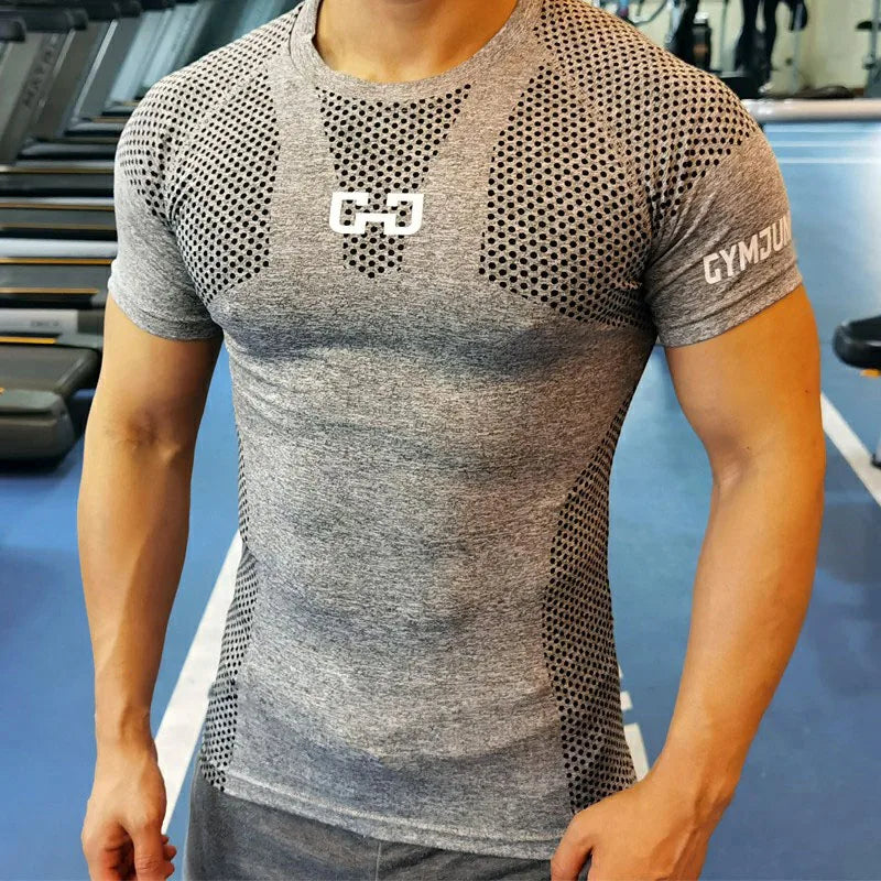 Camiseta Masculina Esportiva de Secagem Rápida